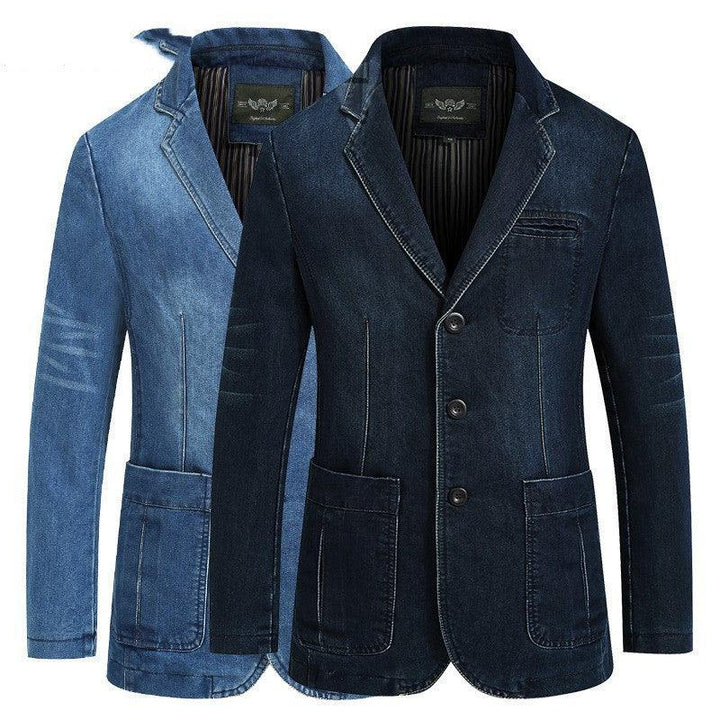 Men's Denim Suits, Men's Cotton Denim, Konishi Decoration - Super Amazing Store