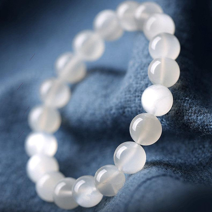 Natural Moonstone Bracelet Women's White Crystal - Super Amazing Store