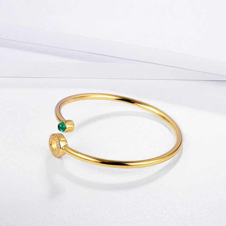 Fashion Emerald Women Bangle Street Bracelet - Super Amazing Store