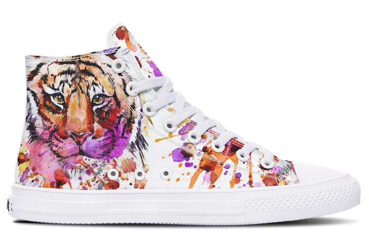 Printed Couple High-top Canvas Shoes - Super Amazing Store