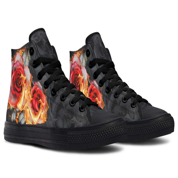 Printed Couple High-top Canvas Shoes - Super Amazing Store