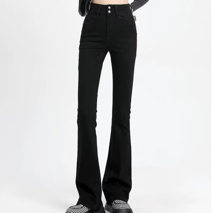 Retro American Slightly Flared Jeans Women - Super Amazing Store