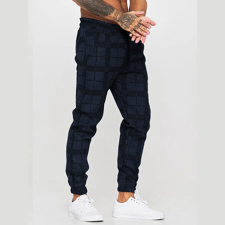 Printed Casual Trousers Fashion Casual Tappered Q2