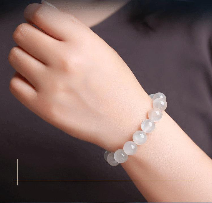 Natural Moonstone Bracelet Women's White Crystal - Super Amazing Store