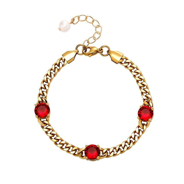 Gold Australia Color Preservation Cuban Chain Personality Bracelet - Super Amazing Store