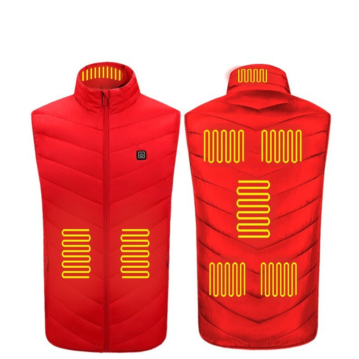 Heated Vest Washable Usb Charging Electric Winter Clothes - No Power Bank included-Super Amazing Store