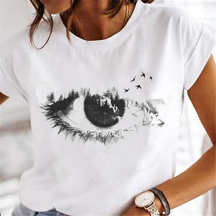 Women Multiple Printed T-shirts Fashion - Super Amazing Store