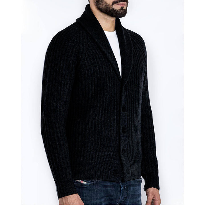 Long Sleeve Cardigan Men Knitted Sweater - Super Amazing Store