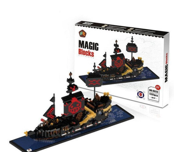 Black Pearl Pirate Ship Building Block Super Amazing Store