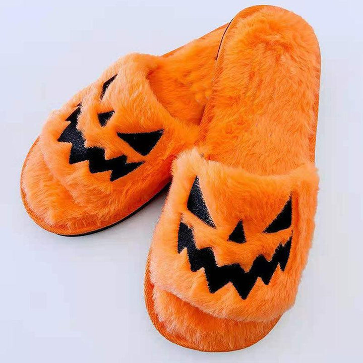 Halloween Shoes Winter Cute Warm Home Slippers Women - Super Amazing Store