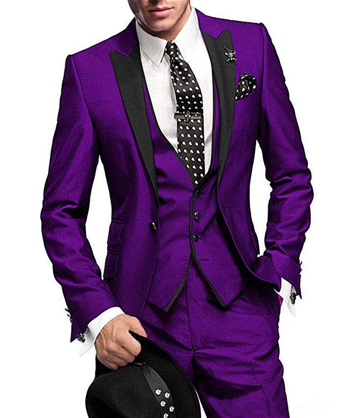 Men's Three-piece Suit Bridegroom Best Man Wedding Suit Men - Super Amazing Store