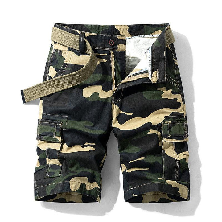 Camouflage Overalls Five-Point Pants Loose Breathable Casual Shorts Men - Super Amazing Store