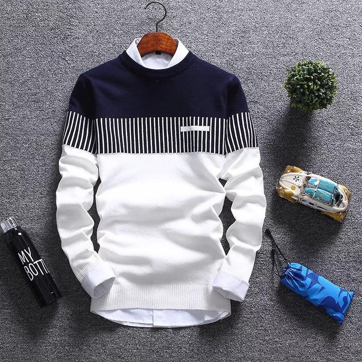 Men's Crew Neck Sweater Pullover Sweater - Super Amazing Store