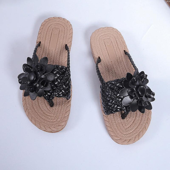 Flower Slippers Home Outdoor Sandals Beach Slippers - Super Amazing Store