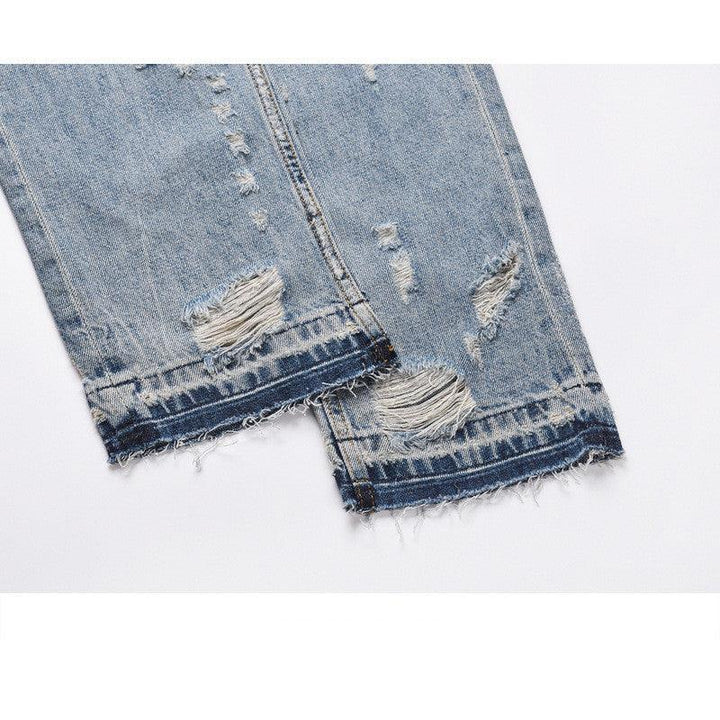 Destroy Insect Bite Men And Women Same Style High Street Fashion Jeans - Super Amazing Store