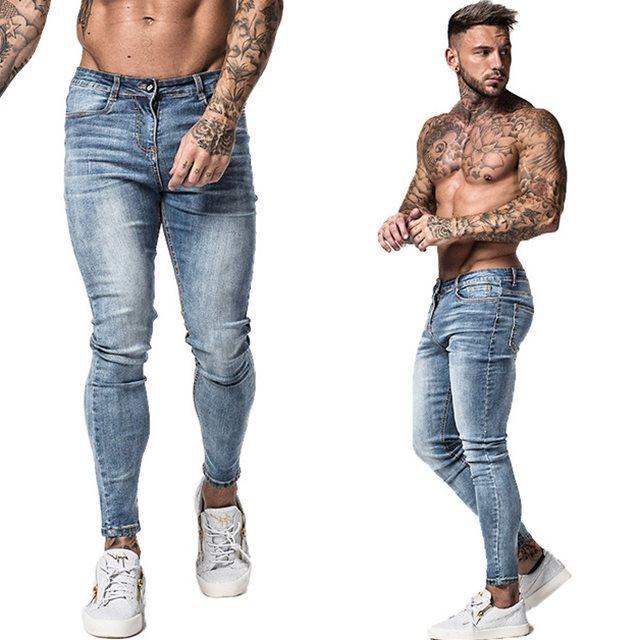 Patchwork Pants Jeans Men's Fit - Super Amazing Store