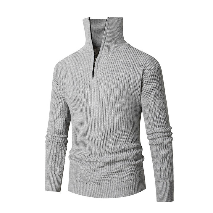 Fall Winter Men Thermal Slim Fit Base Sweater Shirts Leisure Q2