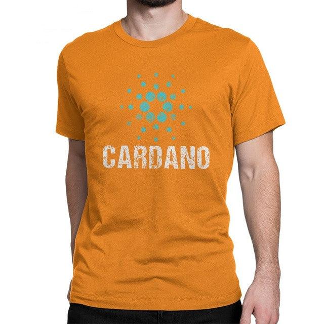 Cardano Ada Logo Cryptos Vintage T Shirts Men Cotton - Super Amazing Store