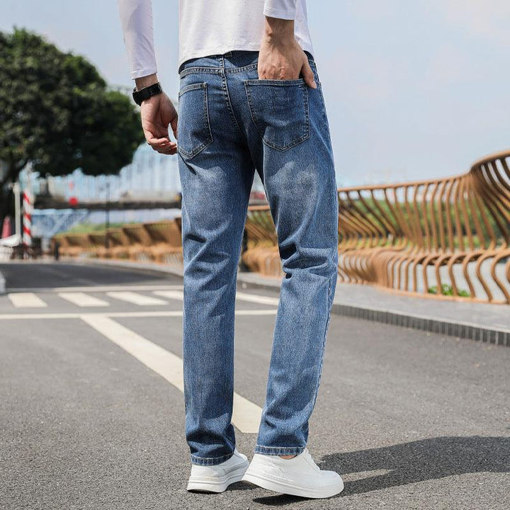 Soft And Comfortable Straight Stretch Jeans - Super Amazing Store