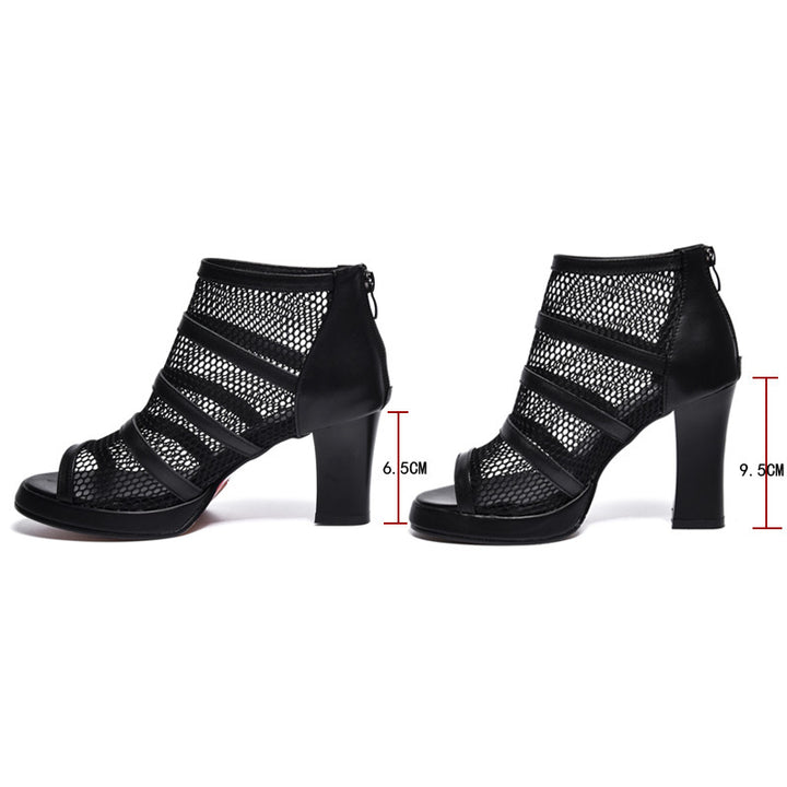 Net Design Fancy Women's High Heels - Super Amazing Store