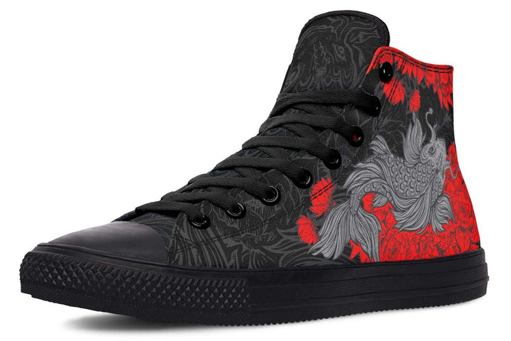 Printed Couple High-top Canvas Shoes - Super Amazing Store