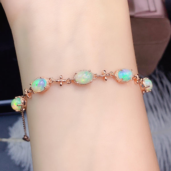 Women's Simple Personality Natural Opal Bracelet - Super Amazing Store