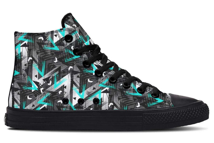 Printed Couple High-top Canvas Shoes - Super Amazing Store