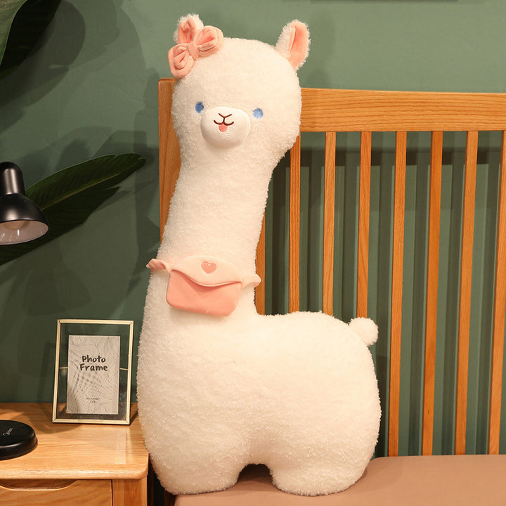 Alpaca Long Bed Pillow Sleeping Plush Toy