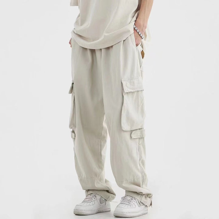 Multi Pocket Cargo Pants Men's Casual Pants Loose-Super Amazing Store