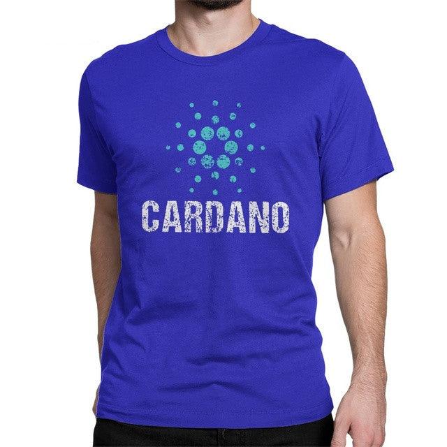 Cardano Ada Logo Cryptos Vintage T Shirts Men Cotton - Super Amazing Store