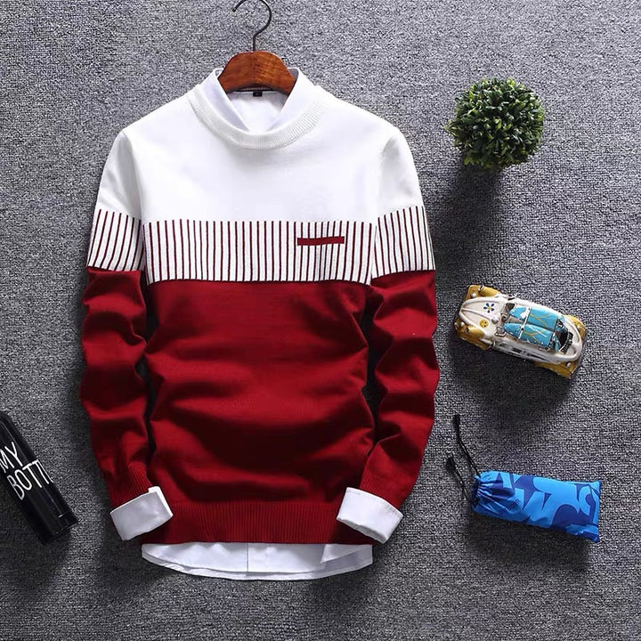 Men's Crew Neck Sweater Pullover Sweater - Super Amazing Store