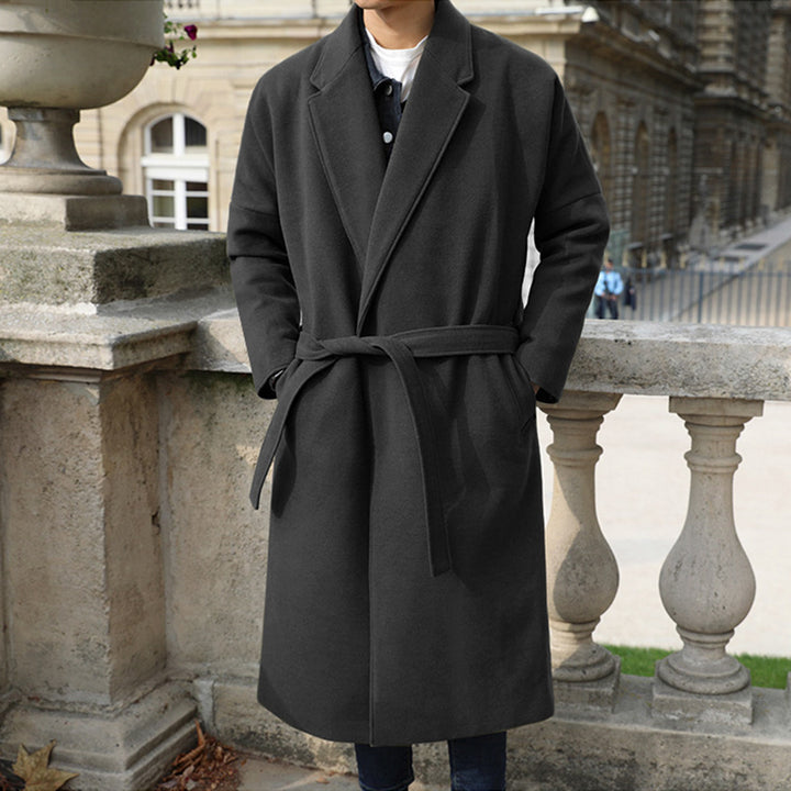 Men's Loose Thickened Warm Long Coat Q2