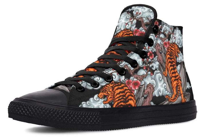 Printed Couple High-top Canvas Shoes - Super Amazing Store