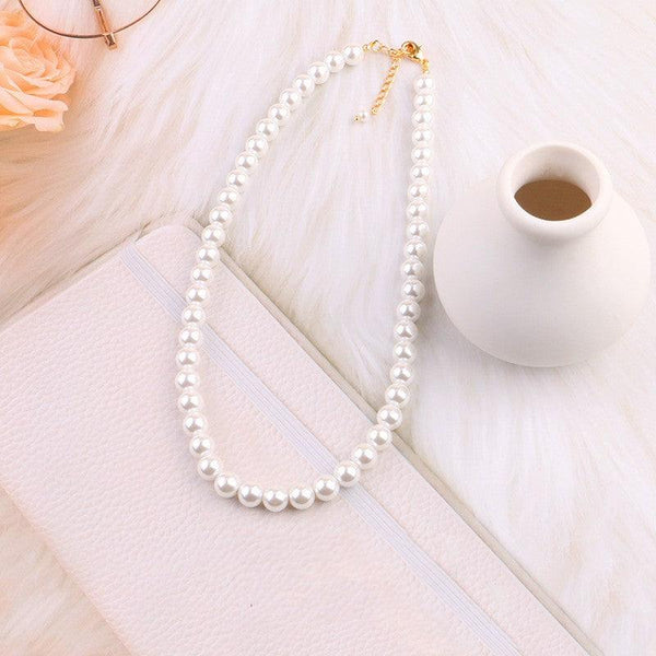 Light Luxury Pearl Necklace Niche Design Vintage Necklace Temperament - Super Amazing Store