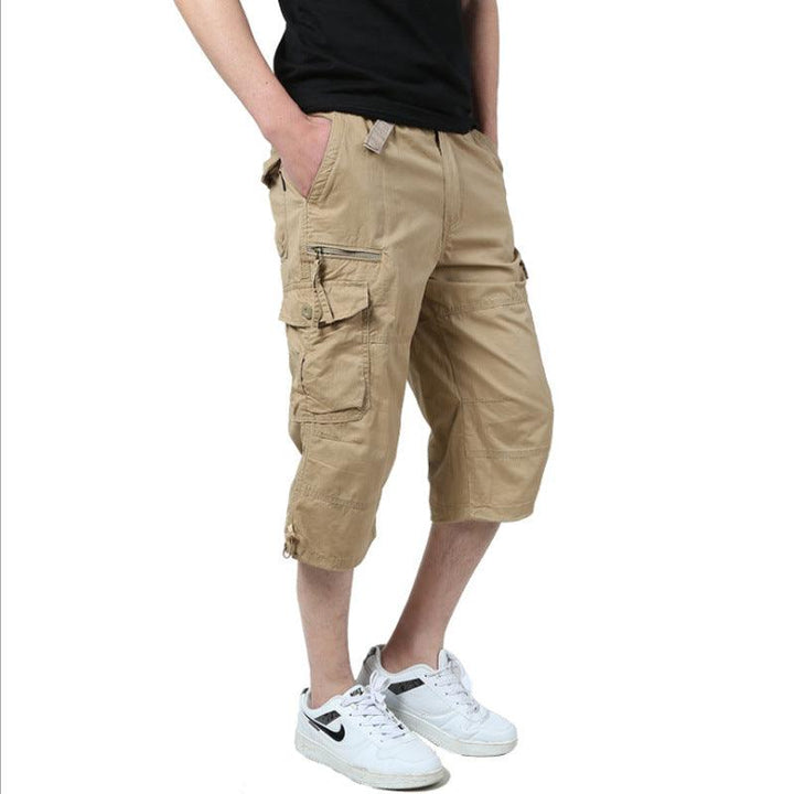 Summer Loose Cropped Trousers Shorts Men 7 Points - Super Amazing Store