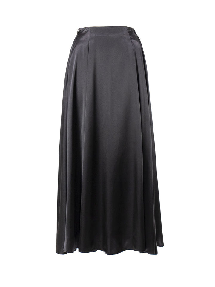 Women's Fashion Graceful Satin Satin Long Skirt - Super Amazing Store