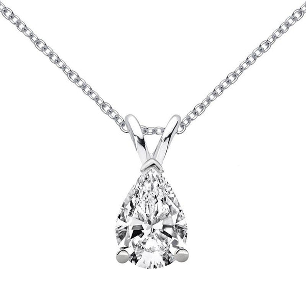 Fashionable Simple 1.5 Carat Moissanite Pendant Necklace - Super Amazing Store