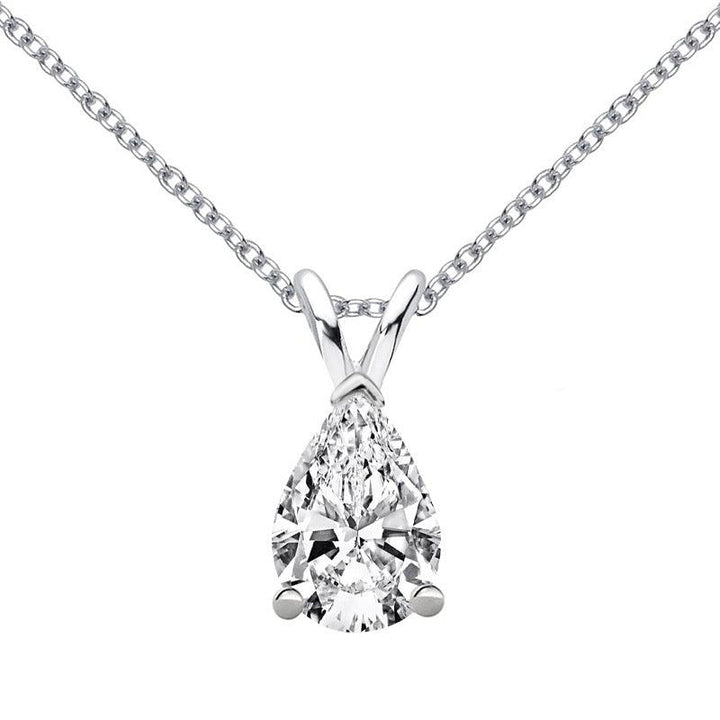 Fashionable Simple 1.5 Carat Moissanite Pendant Necklace - Super Amazing Store