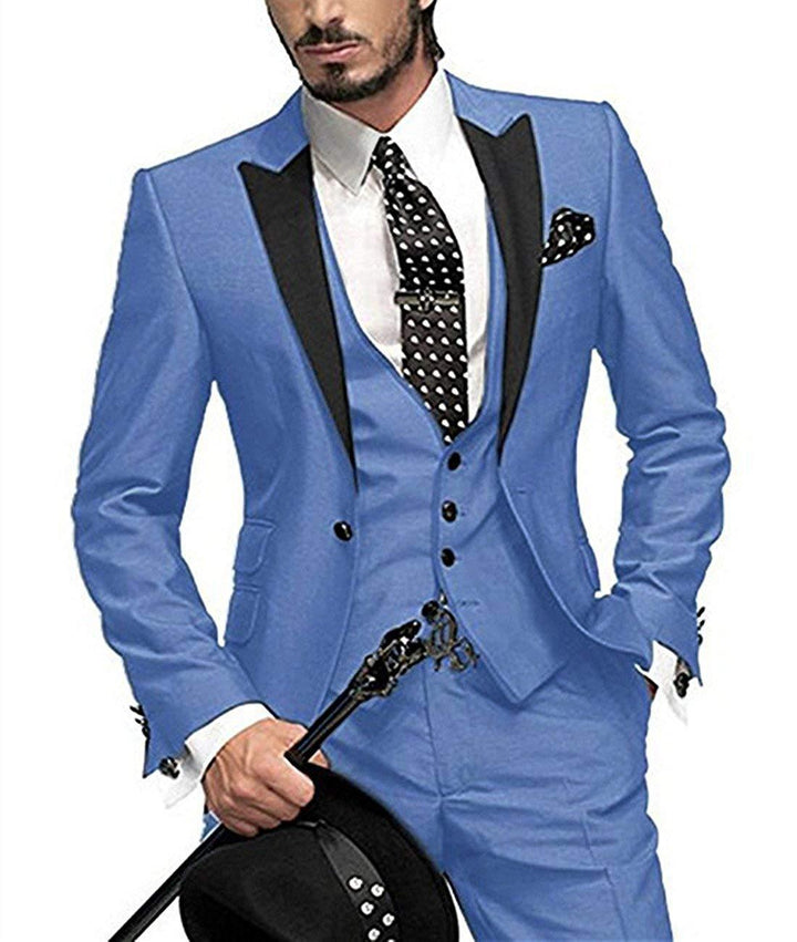 Men's Three-piece Suit Bridegroom Best Man Wedding Suit Men - Super Amazing Store