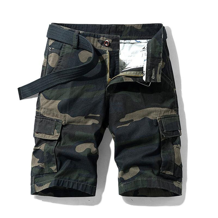 Camouflage Overalls Five-Point Pants Loose Breathable Casual Shorts Men - Super Amazing Store