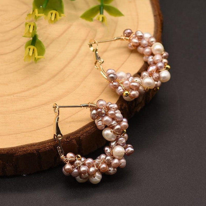 Natural Freshwater Pearl Earrings - Super Amazing Store