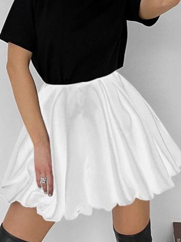 Women's Elegant A- Line High Waist Slimming Skirt - Super Amazing Store