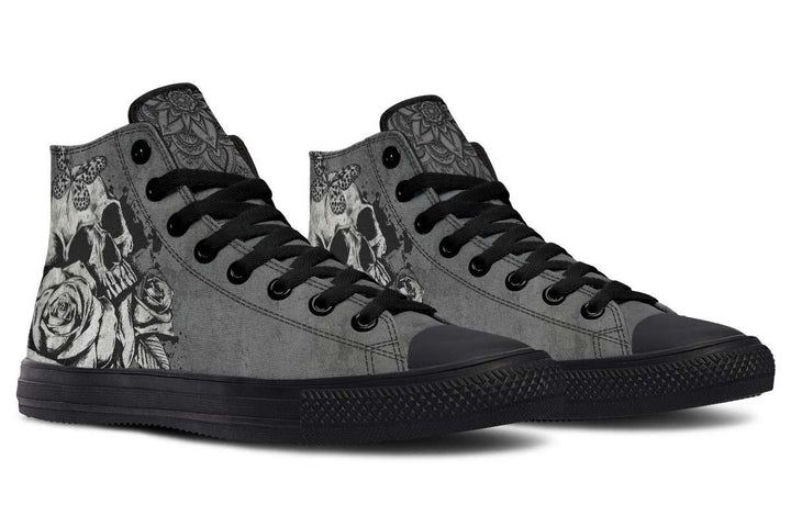 Printed Couple High-top Canvas Shoes - Super Amazing Store