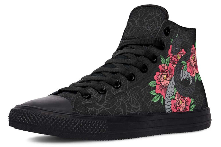 Printed Couple High-top Canvas Shoes - Super Amazing Store