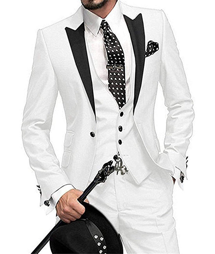 Men's Three-piece Suit Bridegroom Best Man Wedding Suit Men - Super Amazing Store