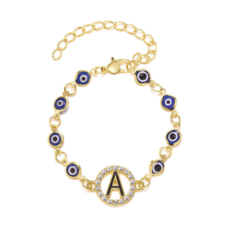 Blue Eyes Alloy Adjustable Bracelet - Super Amazing Store