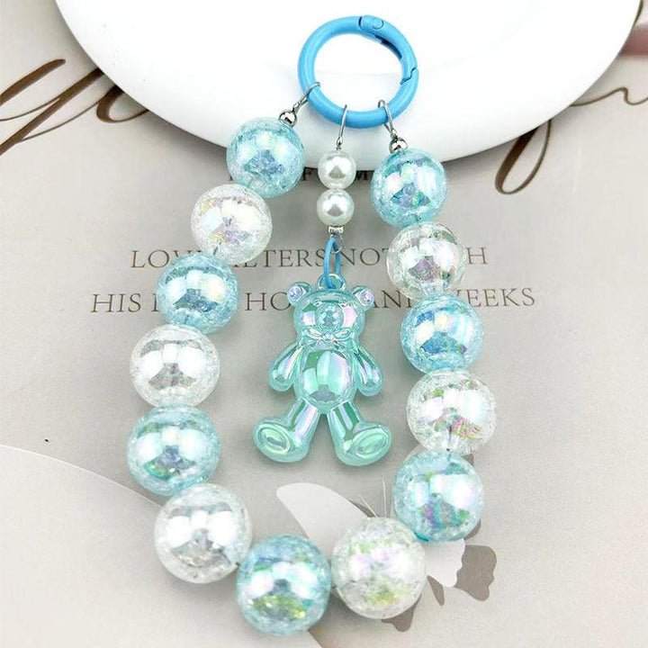 Burst Beads Luminous Bear Pendant Mobile Phone Charm - Super Amazing Store