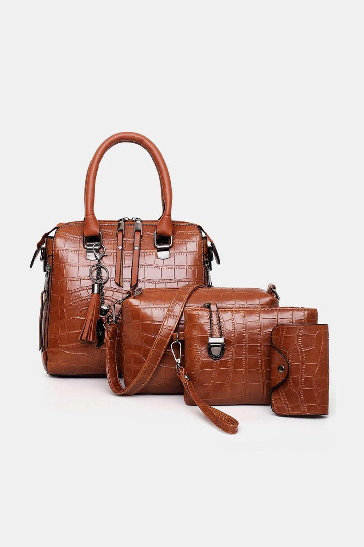 4-Piece PU Leather Bag Set - Super Amazing Store