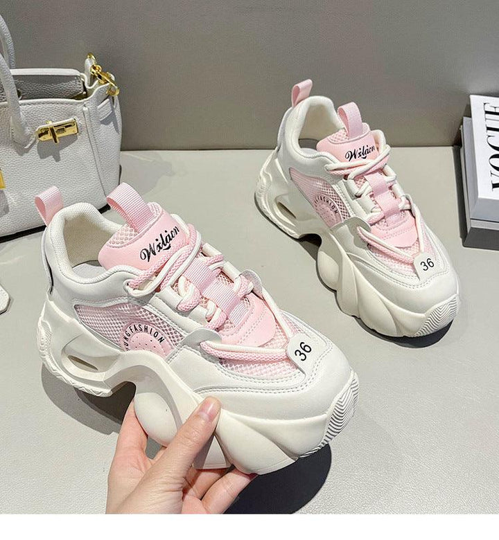 Women's Fashion Casual Thick Bottom Breathable Sneakers - Super Amazing Store