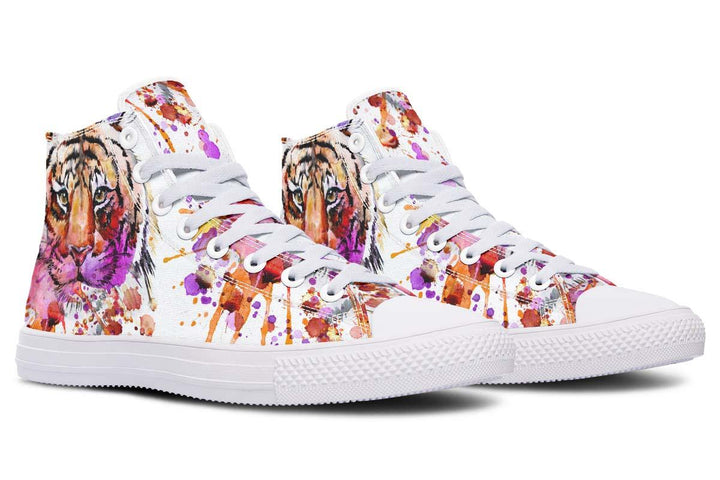 Printed Couple High-top Canvas Shoes - Super Amazing Store